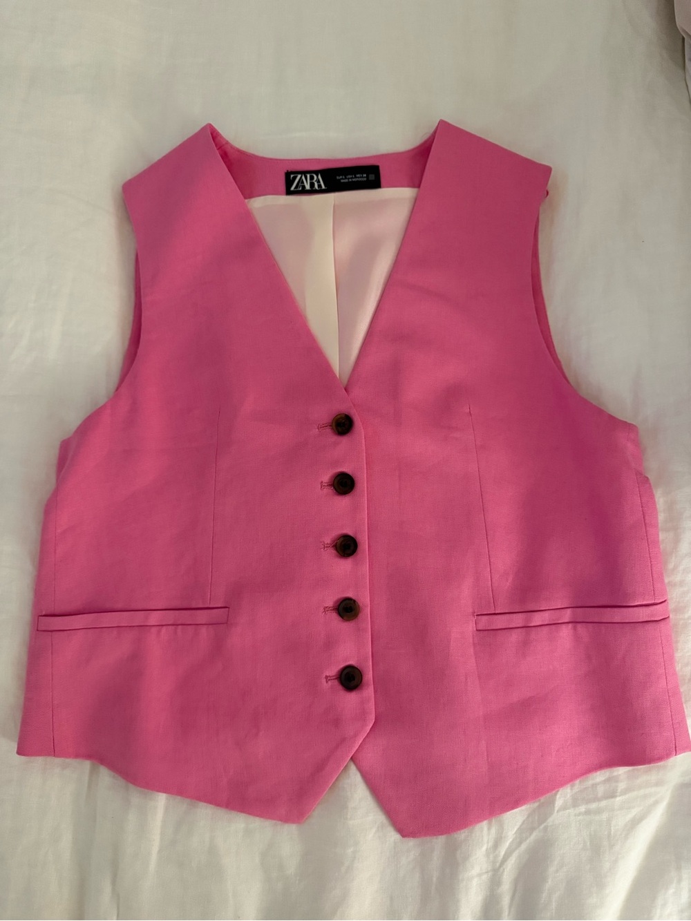 ZARA Pink Women's Vest Top